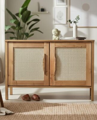 Cómoda Japandi 2 puertas